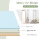 Rectangular wall mount bathroom mirror featuring premium glass, rust-resistant steel frame, and solid MDF backboard.