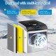 Countertop ice maker with stainless steel outer layer, showcasing multi-layer shell design for durability and.