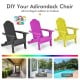 Foldable black patio chair with built-in cup holder, made of weather-resistant PE material, ideal for outdoor.