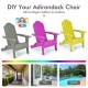Foldable gray patio chair with built-in cup holder, made of fade-resistant PE material, perfect for outdoor relaxation.
