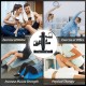 Portable under desk bike pedal exerciser with adjustable magnetic resistance for home and office workouts.