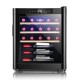 21-bottle wine cooler with digital control, anti-UV glass door, and beech shelves for optimal wine storage.