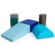 Colorful 6-piece indoor play set for toddlers, featuring soft blocks for crawling, sliding, and safe play activities.