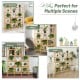 5-tier bamboo shelf with 12 cubes for plants and decor, perfect for living room, office, balcony, or study use.