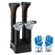4-shoe electric dryer with timer, integrated drying tubes, and low-noise operation for efficient shoe drying.
