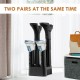 4-shoe electric dryer with 4 drying tubes, designed for simultaneous drying of shoes, socks, and gloves in low noise.