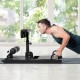 8-in-1 Home Gym multifunction squat fitness machine with adjustable height, ergonomic cushion, and non-slip handles for.