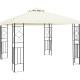 10 x 10 feet patio gazebo canopy tent with a double tier roof and decorative patterns, perfect for outdoor gatherings.