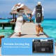 Portable carrying bag for 11 feet inflatable stand up paddle board, ideal for easy storage and transportation.