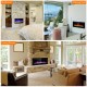 42-inch recessed electric fireplace with colorful flames, installed in a stylish living room for modern ambiance.