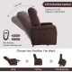 Power lift recliner chair in brown with remote control, adjustable 110-145 degrees, ideal for elderly comfort and.