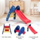 Children's folding plastic slide with non-slip ladder and safety handrails, designed for kids aged 3-6 years.