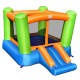 Brightly colored kids inflatable bounce house with slide, made of waterproof oxford cloth, perfect for indoor and.