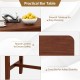 Counter height bar table featuring a wide MDF tabletop and round corners, ideal for kitchens and dining areas.