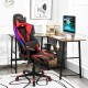 Ergonomic gaming chair with dynamic RGB LED lights, adjustable lumbar support, and soft sponge padding for ultimate.