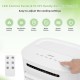 LED control panel and remote for the 4-in-1 portable evaporative air cooler with timer and 3 modes, ideal for summer.