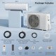 EchoCool Series​​ 11500 BTU 115V Mini Split Air Conditioner and Heater Pump System Wifi Enabled - Gallery View 2 of 10