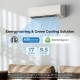 EchoCool Series 11500 BTU mini split air conditioner with WiFi, featuring energy-efficient inverter technology for.