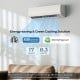 EchoCool Series 11500 BTU mini split air conditioner with R32 refrigerant, designed for efficient cooling and heating.