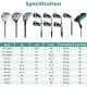 Complete golf club set featuring a 460CC driver, stainless steel irons, and a durable golf bag for training and.