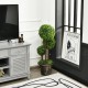 36-inch artificial topiary triple ball tree with vibrant green PE leaves in a decorative pot, ideal for indoor and.