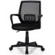 Mid-back mesh executive chair with lumbar support, height adjustable, and 360° swivel for home or office use.