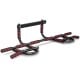 Multi-purpose pull-up bar with ergonomic grips, sturdy iron frame, supports up to 300lbs for home workouts.