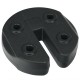 30lbs canopy weight plate with no-pinch design, made of weather-resistant PE, ideal for securing tents and umbrellas.
