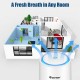 Mini Ionic 3-in-1 HEPA air purifier with night light, featuring efficient filtration and quiet operation for cleaner.