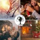 Outdoor waterproof Christmas snowflake LED projector light with remote control, designed for large coverage areas and.