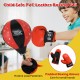 Kids punching bag with adjustable stand and boxing gloves in red and black, designed for developing hand-eye.