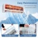 Mini split air conditioner with self-cleaning function and removable filters for easy maintenance and efficient cooling.