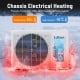 Chassis heating system of the 12000 BTU mini split air conditioner ensures performance even in extreme temperatures.