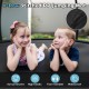 Close-up of the 12FT outdoor trampoline jumping mat featuring 8-row stitched PP material, designed for safety and.