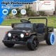 Electric ride-on truck with openable tailgate, spacious dump bed, and bright LED headlights for safe outdoor fun.