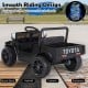 Electric ride-on truck with dump bed, licensed Toyota design, and 4-wheel suspension for smooth driving on various surfaces.