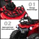 Storage basket design and anti-collision bars on the 12V Kids Ride On ATV for enhanced safety and fun.