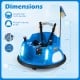 12V Kids Ride On Bumper Car with Remote Control and Flashing Lights - Gallery View 4 of 13