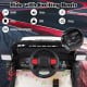 Black 12V kids ride-on truck features a realistic steering wheel, music ports, and remote control for safe outdoor fun.