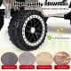 High-quality PP wheels with 4-wheel suspension ensure smooth rides on asphalt, concrete, wooden, and brick surfaces.