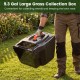 Large grass collection box for the 12-AMP electric lawn mower, ideal for keeping your lawn neat and tidy.