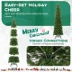12-foot pre-lit artificial Christmas tree with 1000 LED lights, perfect for indoor and outdoor holiday decoration.