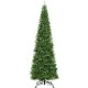 12-foot tall prelit artificial Christmas tree with 2517 PVC and PE branch tips, perfect for grand indoor or outdoor.