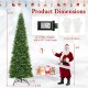 12 ft tall prelit artificial Christmas tree with 2517 branch tips, ideal for indoor or outdoor holiday decor.