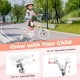 12-inch pink kids bike with adjustable seat and handlebars, designed for children aged 3-8 years, featuring training.