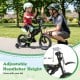 12-inch kids bike with adjustable handlebars, training wheels, and sporty graphics for boys and girls aged 3-4 years.