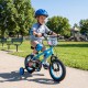 12/14/16/18 Inch Kids Bike with Training Wheels for Ages 3-8 Years Old Blue- Street Art Time - Gallery View 2 of 10