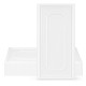 Stack of 12 decorative PVC ceiling tiles with a 3D-style design, ideal for easy installation and customizable decor.