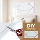 DIY cut-to-size PVC ceiling tiles showcasing a minimalist design, perfect for personalized interior decoration.