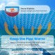 Round pool cover with unique bubble design, made from durable PE material, retains heat and reduces evaporation for.